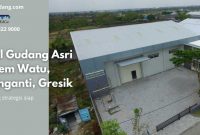Jual Gudang Asri Palem Watu Menganti Gresik- JualGudang