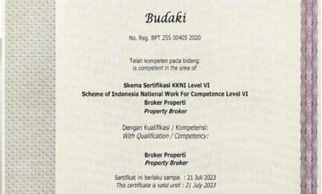 Sertifikat LSP - The EdGe - 1